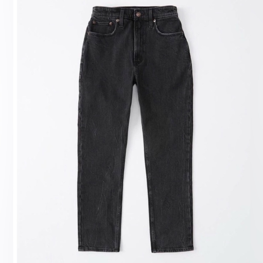 Abercrombie & Fitch Black High Rise Women Jeans